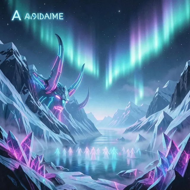 Neon Saga of the North Void by Golden Mirage — Nordic Bass Dark cover art on WeavyAudio