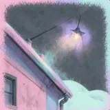 Księżycowy wiatr wieje przez miasto 2 by Gwiazdki i Księżyc — Kids & Fairy Tale Calm cover art on WeavyAudio