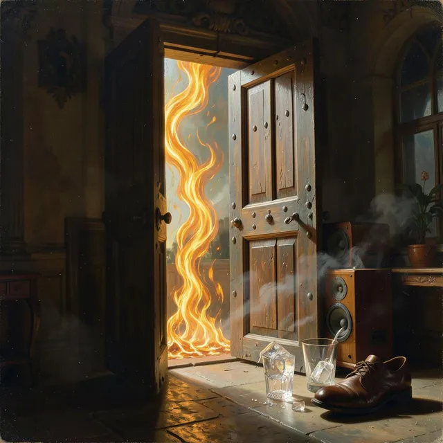 Amber cutting through the iron door 2 – DJ Solano, okładka