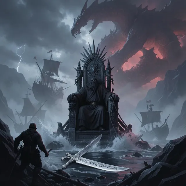 Krákumál (The Death Song) – Nadia Rune, okładka