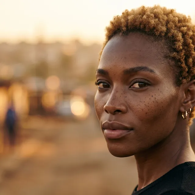 Gold Hour Over Soweto 2 – Thando Skies, okładka