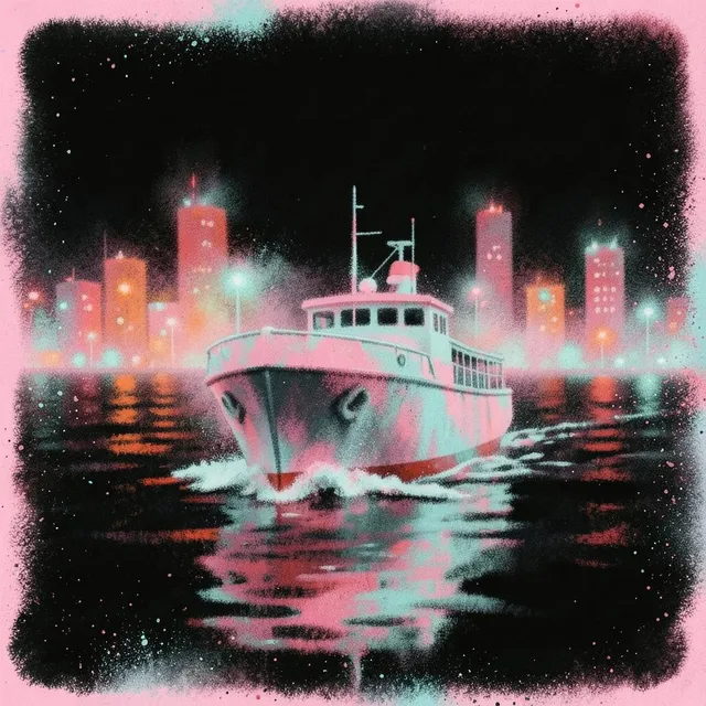 Midnight Serenade for a Stranger 2 – The Neon Ferry, okładka