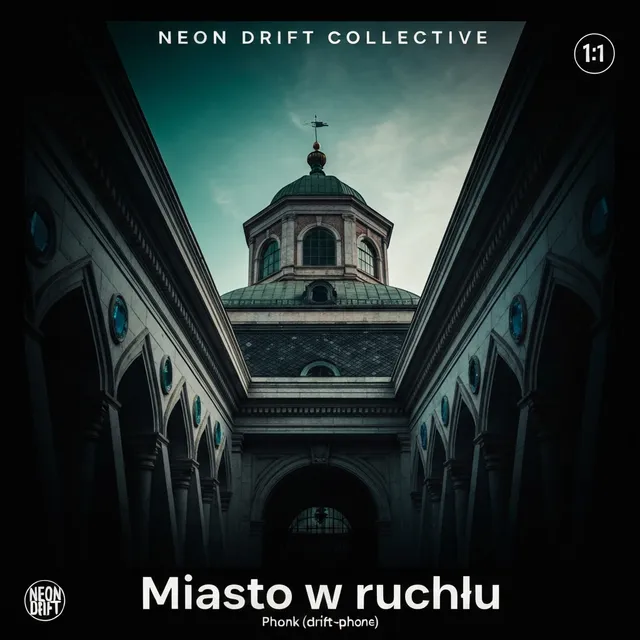 Miasto w ruchu – Neon Drift Collective, okładka