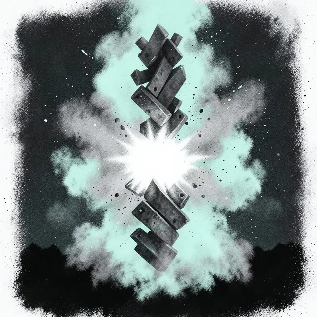 Flash of white, undertow by DJ Rustbelt — Techno Dark cover art on WeavyAudio
