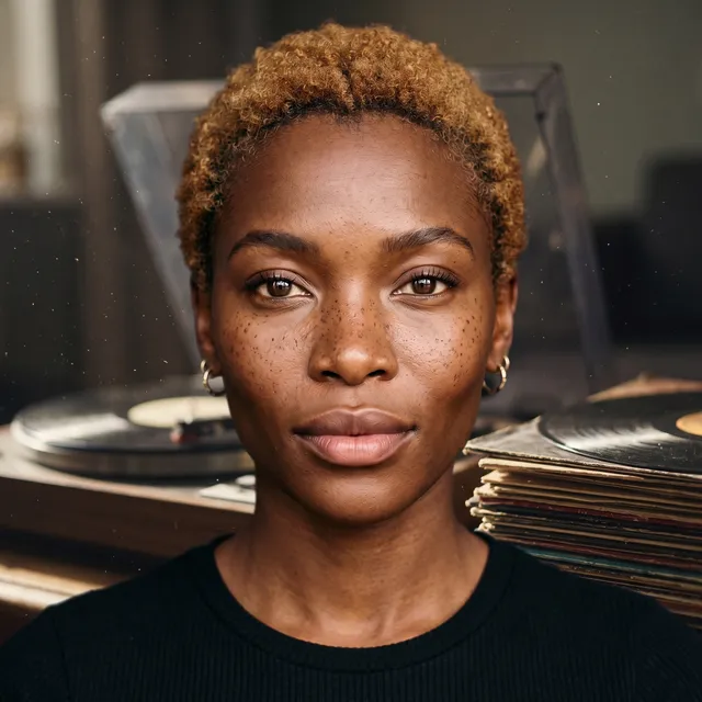 Dust on the Turntable – Thando Skies, okładka