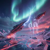 Final Rune Protocol 2 by The Northlights — Nordic Bass Dark cover art on WeavyAudio