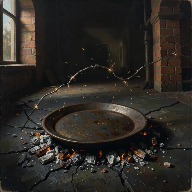 Cold ash beneath my feet – DJ Rustbelt, okładka