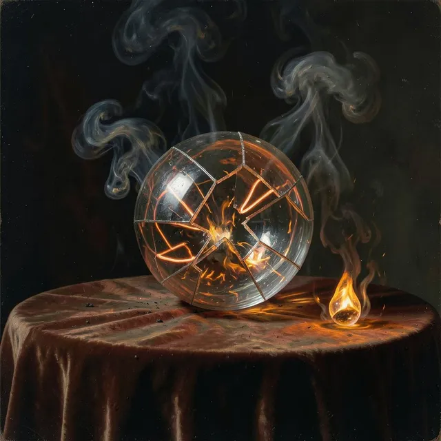 Burning out under neon – Reeve & Okafor, okładka