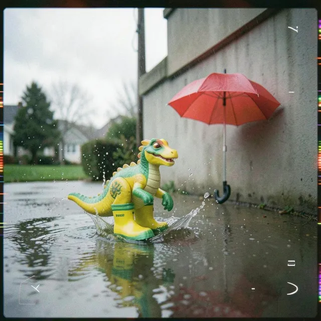Wiggle Through the Rain 2 by Pocket Dragons — Kids & Fairy Tale Upbeat cover art on WeavyAudio