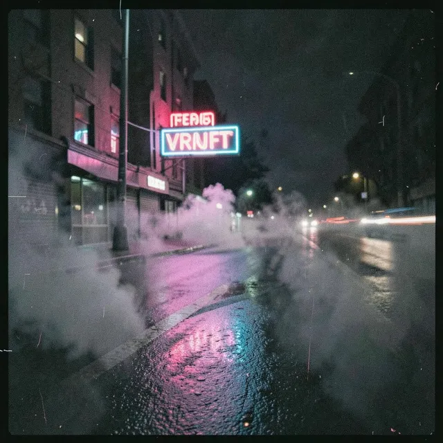 Głośne nocny wiatr – NeonRift, okładka