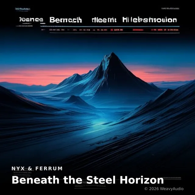 Beneath the Steel Horizon – Nyx & Ferrum, okładka