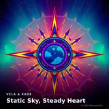 Static Sky, Steady Heart by Vela & Kade — Synthwave Dreamy cover art on WeavyAudio