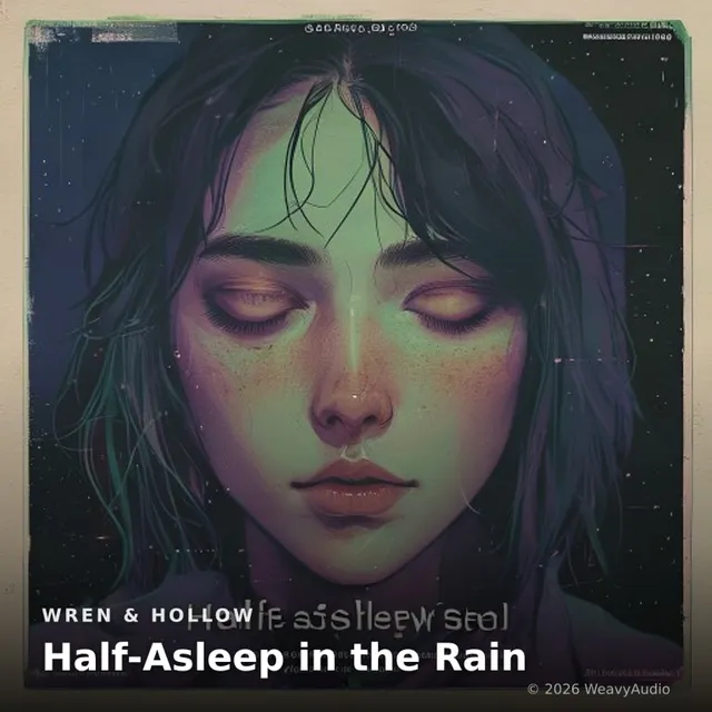 Half-Asleep in the Rain – Wren & Hollow, okładka