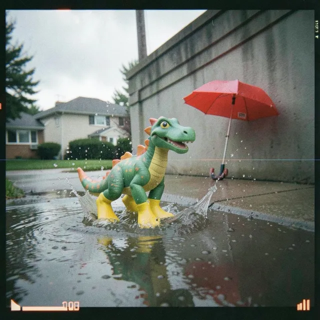 Wiggle Through the Rain – Pocket Dragons, okładka