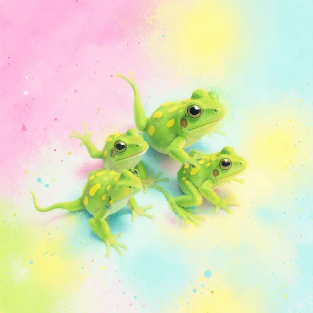 Frogs on your feet 2 – Pocket Dragons, okładka