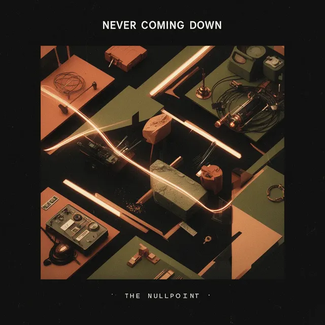 Never Coming Down – The Nullpoint, okładka
