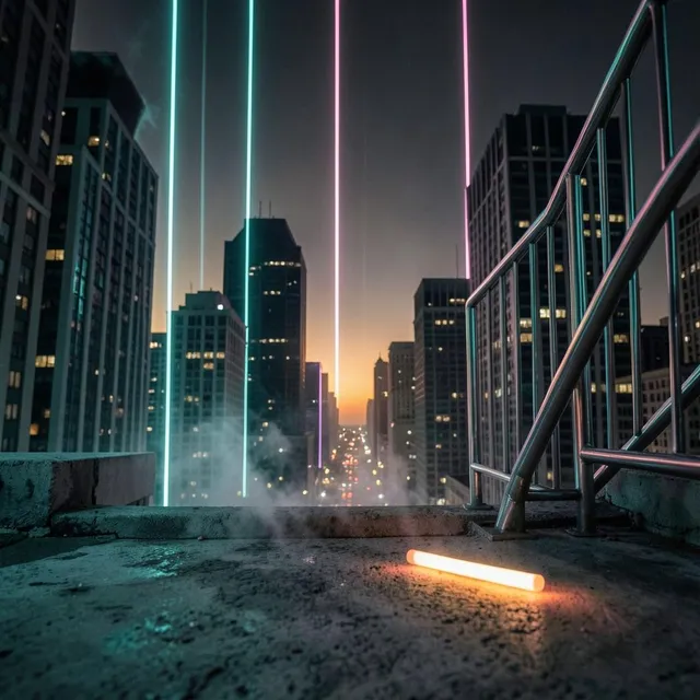 Riding the Neon Skyline – Kryon Pulse, okładka