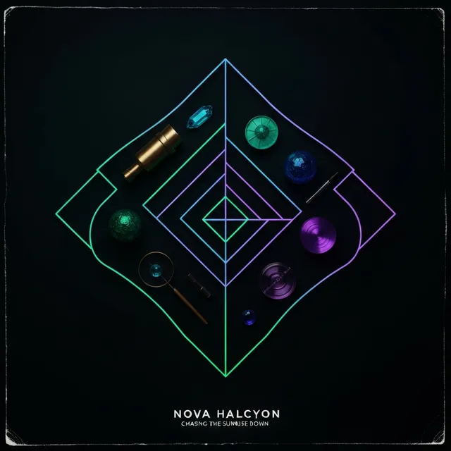 Chasing the Sunrise Down – Nova Halcyon, okładka