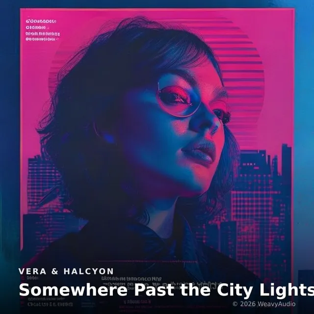 Somewhere Past the City Lights – Vera & Halcyon, okładka