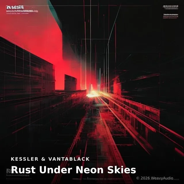 Rust Under Neon Skies – Kessler & Vantablack, okładka