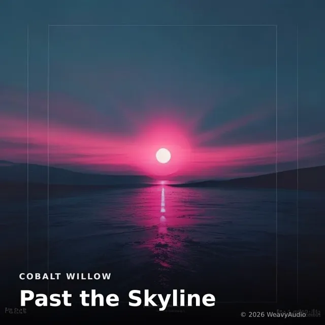 Past the Skyline – Cobalt Willow, okładka