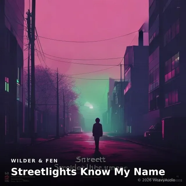 Streetlights Know My Name – Wilder & Fen, okładka