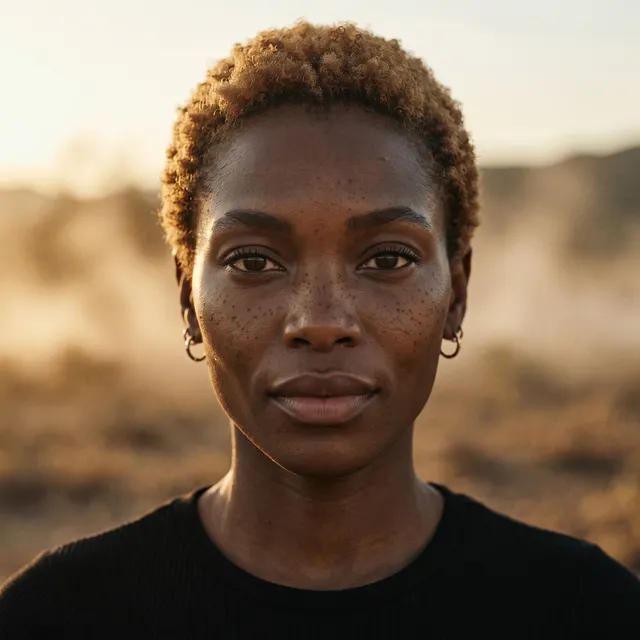 Dust Rises at Dawn – Thando Skies, okładka