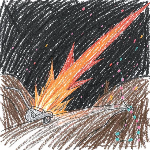 Comet wildfire, burning through the black 2 – Sombra & Noche, okładka