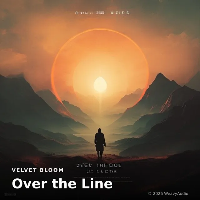 Over the Line – Velvet Bloom, okładka