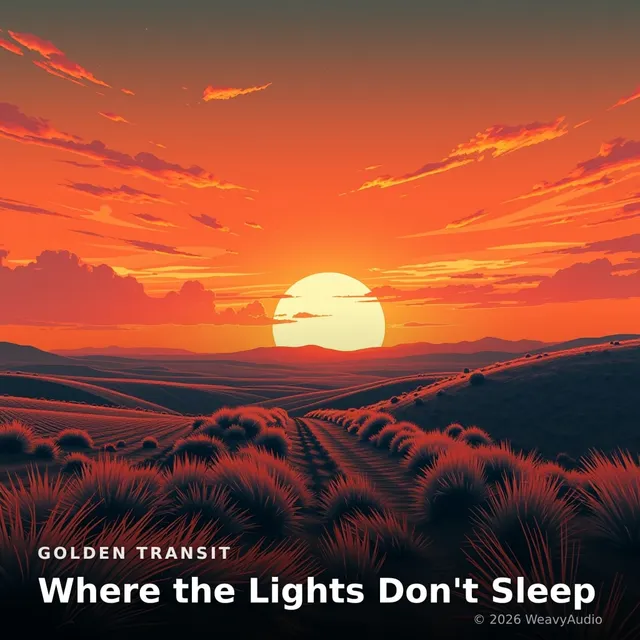 Where the Lights Don't Sleep – Golden Transit, okładka