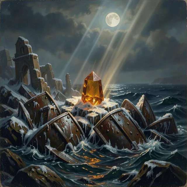 Tides and steel 2 by Amber Prism — Nordic Bass Dark cover art on WeavyAudio