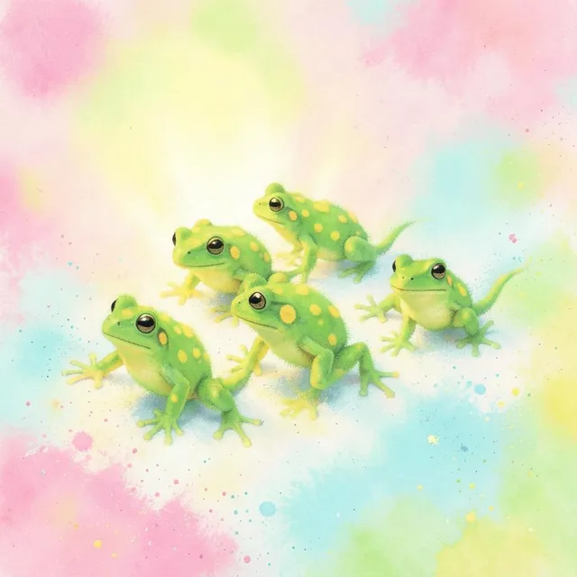 Frogs on your feet – Pocket Dragons, okładka