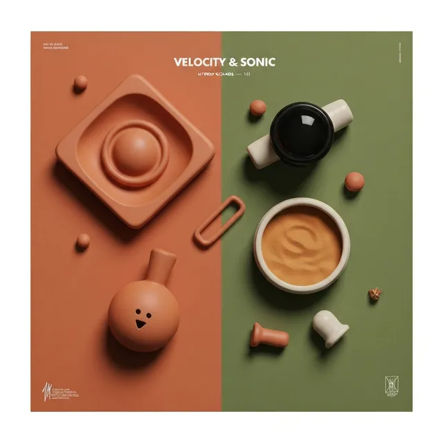 Digital Chaos – Velocity & Sonic, okładka
