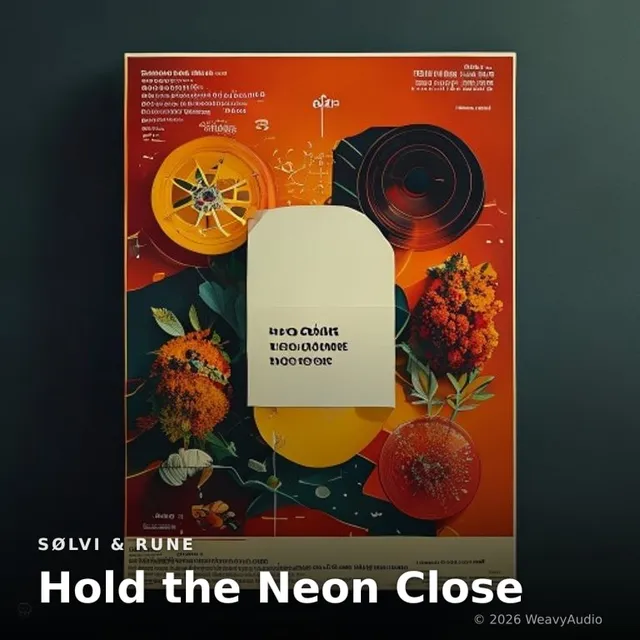 Hold the Neon Close – Sølvi & Rune, okładka