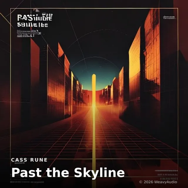 Past the Skyline – Cass Rune, okładka