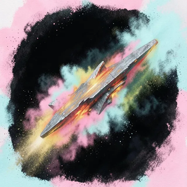 Iron Meridian 4 – Comet & Satellite, okładka
