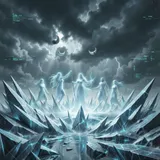 The Eternal War in the Silent by Ramona Rune — Nordic Bass Dark cover art on WeavyAudio