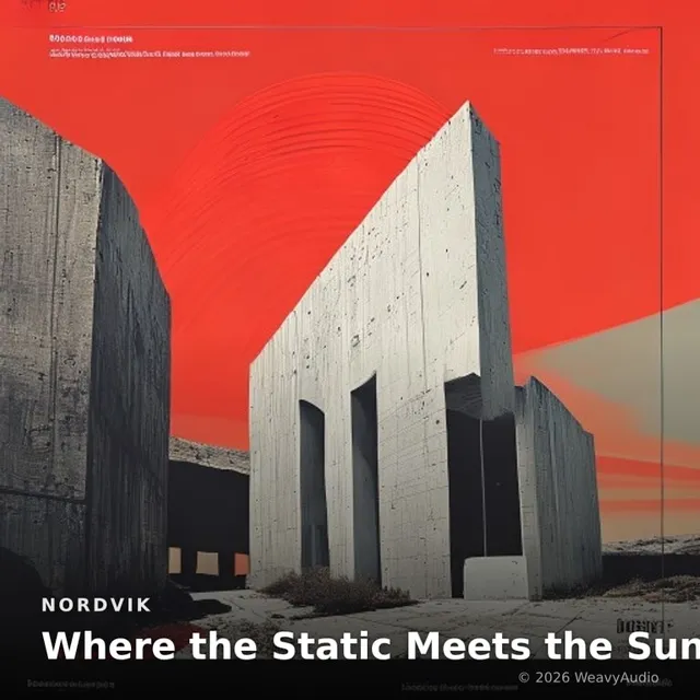 Where the Static Meets the Sun – Nordvik, okładka