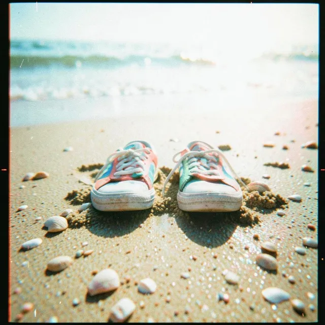 Sneakers in the sand – Pocket Dragons, okładka