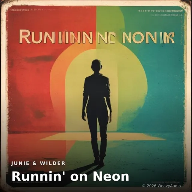 Runnin' on Neon – Junie & Wilder, okładka