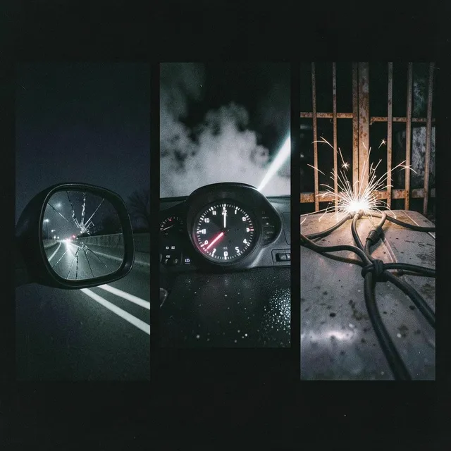 White noise hummin' on the dashboard clock 2 – DJ Sombra Neon, okładka