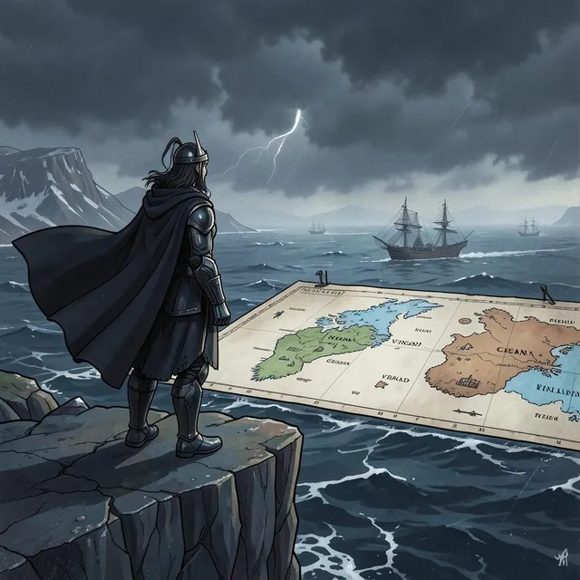 Guðríðr's Voyage – The Ironhorns, okładka