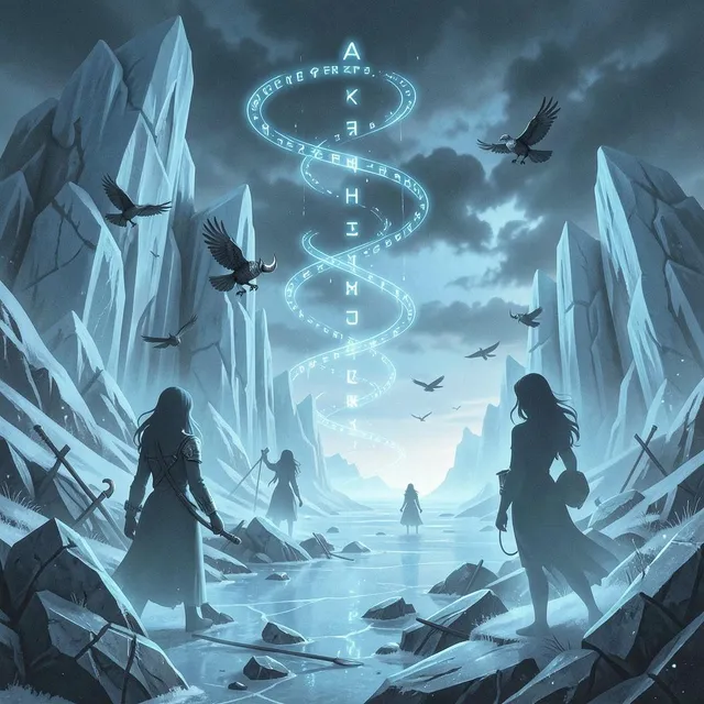 Echoes of the Nine Realms 2 by Ivory Comet — Nordic Bass Dark cover art on WeavyAudio