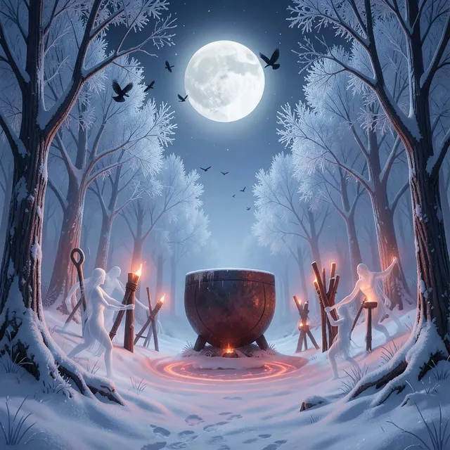 Veil of the Winter Spirits – Young Fracture, okładka