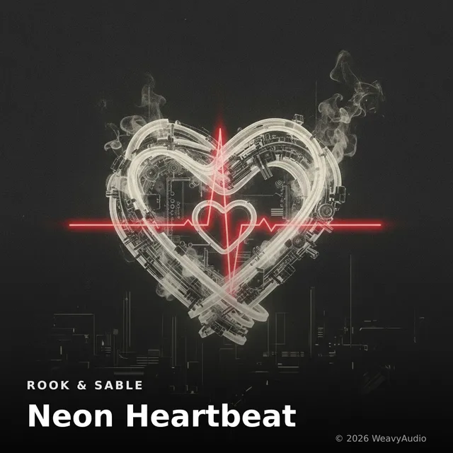 Neon Heartbeat – Rook & Sable, okładka
