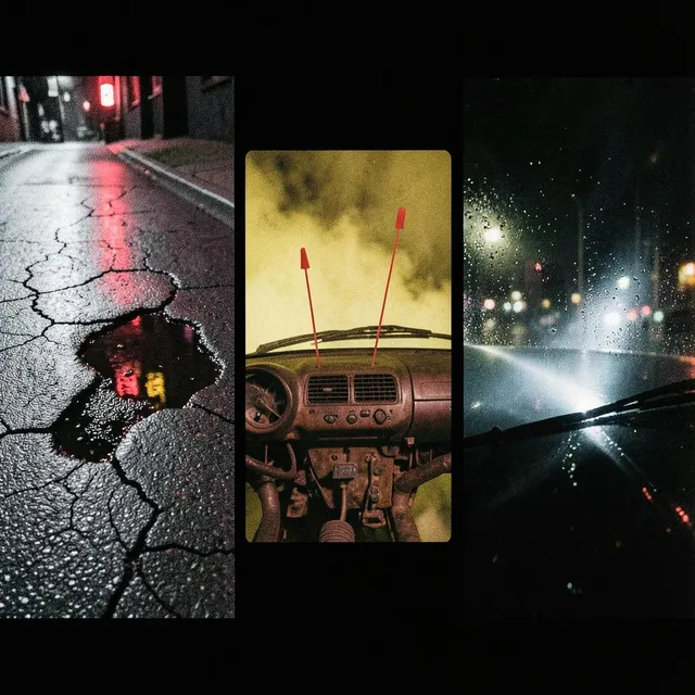 Two red needles in a dead gridlock lock 2 – DJ Sombra Neon, okładka