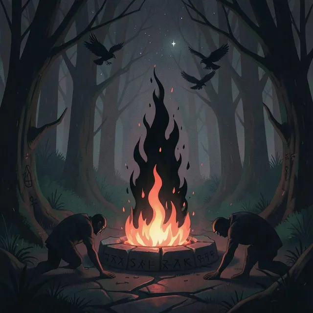 Ritual of the Black Flame by Young Kastro — Trap Dark cover art on WeavyAudio