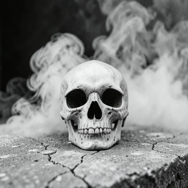 Czaszka w dymie 3 – Blask & Smog, okładka