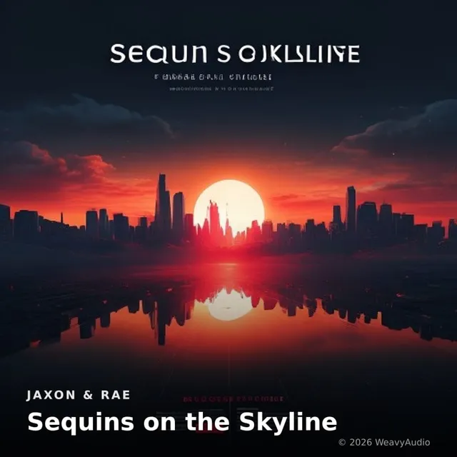 Sequins on the Skyline – Jaxon & Rae, okładka