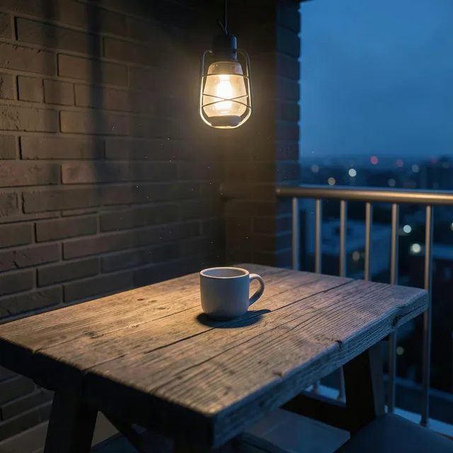 Night Terrace 4 – Ember & Oak, okładka